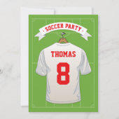 Kinder Vogelpartij | White Jersey Kaart (Voorkant)