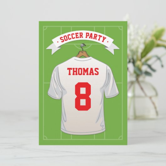 Kinder Vogelpartij | White Jersey Kaart (Staand voorkant)