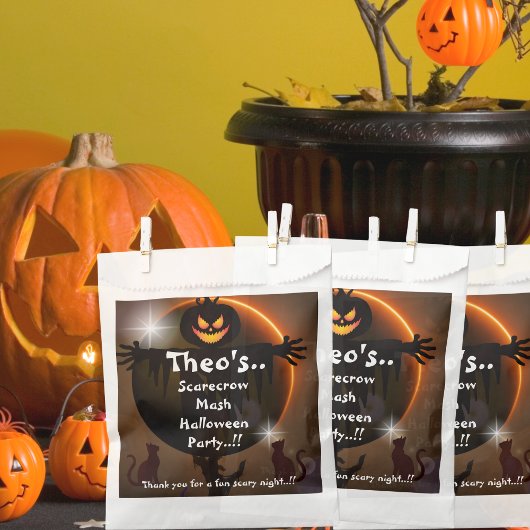 Kinder vogelverschrikker Mash Halloween Party Bedankzakje