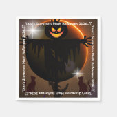 Kinder vogelverschrikker Mash Halloween Party Servet (Voorkant)