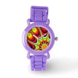 Kinder volgen horloge