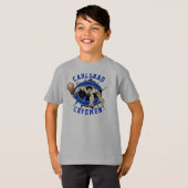 Kinder volgende gen. Carlsbad Cavemen Logo T-shirt (Voorkant volledig)