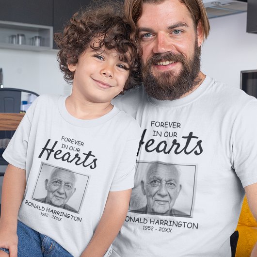Kinder voor altijd in ons hart | Foto Memorial T-shirt
