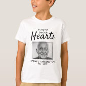Kinder voor altijd in ons hart | Foto Memorial T-shirt (Voorkant)