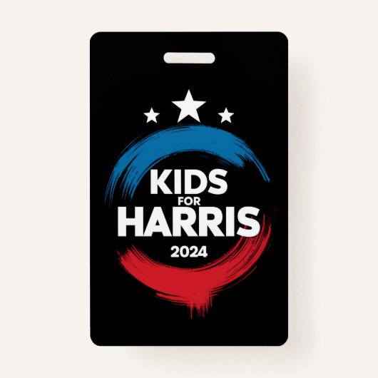 Kinder voor Harris President Kinder liefde Kamala  Badge (Voorkant)