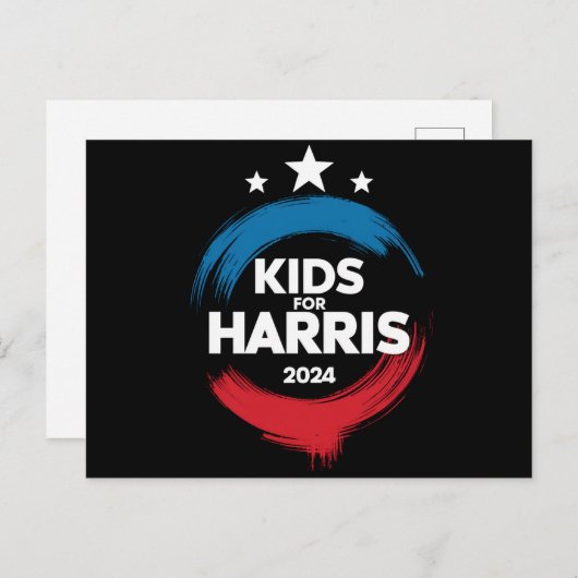 Kinder voor Harris President Kinder liefde Kamala  Briefkaart (Voorkant / Achterkant)
