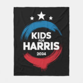 Kinder voor Harris President Kinder liefde Kamala  Fleece Deken (Voorkant)