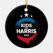 Kinder voor Harris President Kinder liefde Kamala  Keramisch Ornament (Voorkant)