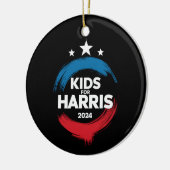 Kinder voor Harris President Kinder liefde Kamala  Keramisch Ornament (Links)