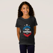 Kinder voor Harris President Kinder liefde Kamala  T-shirt (Voorkant volledig)