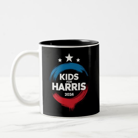 Kinder voor Harris President Kinder liefde Kamala Tweekleurige Koffiemok (Links)
