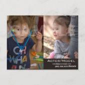 Kinder voordelige hoofdfoto's met twee zijden briefkaart (Achterkant)