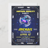 Kinder VR Game Virtual Reality Verjaardagsfeestje Kaart (Voorkant)