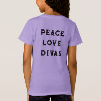 Kinder VREDE LIEFDE DIVAS Blossom & Lilybug T-shir T-shirt