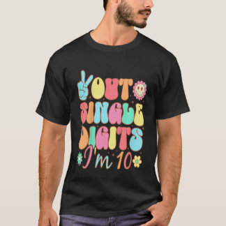 Kinder vrede uit enkele cijfers Ik ben 10 jaar oud T-shirt