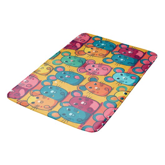 Kinder-vriendelijke, heldere en charmerende tapes badmat (Gekanteld)