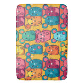 Kinder-vriendelijke, heldere en charmerende tapes badmat (Voorkant Verticaal)