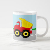 Kinder vuilniswagen grote koffiekop (Rechts)