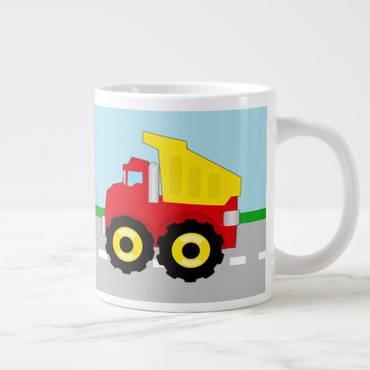 Kinder vuilniswagen grote koffiekop (Rechts)