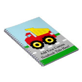 Kinder vuilniswagen notitieboek (Rechterzijde)