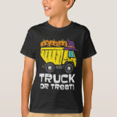 Kinder vuilniswagen of tret halloween kostume Todd T-shirt (Voorkant)