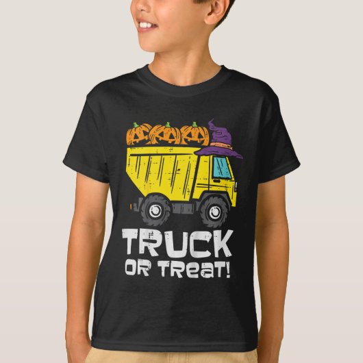 Kinder vuilniswagen of tret halloween kostume Todd T-shirt (Voorkant)