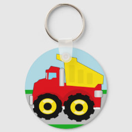 Kinder vuilniswagen sleutelhanger