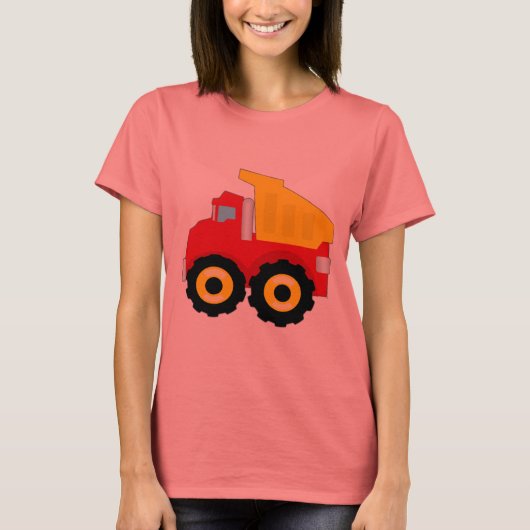 Kinder vuilniswagen t-shirt (Voorkant)