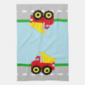 Kinder vuilniswagen theedoek (Verticaal)