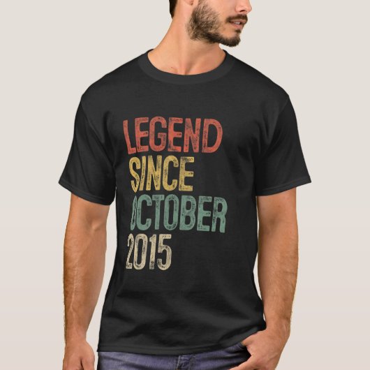 Kinder vun legend sinds oktober 2015 5th Birthday  T-shirt (Voorkant)