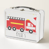 Kinder vuurvrachtwagen Fun Terug naar schoolnaam (Voorkant)