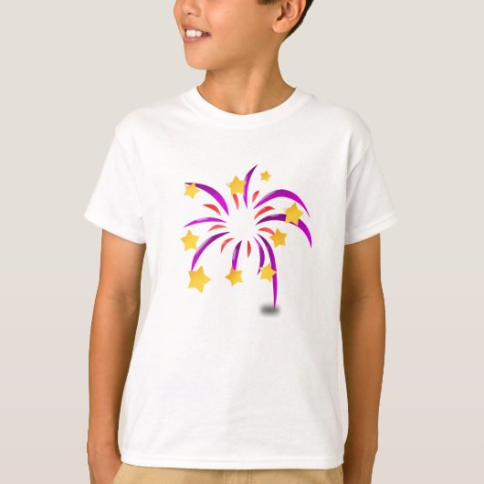 Kinder vuurwerk T-shirt (Voorkant)