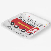 Kinder Vuurwerker Fun Confetti Birthday Name Papieren Bordje (Gebogen)