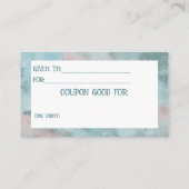 Kinder waardepapieren visitekaartje (Achterkant)