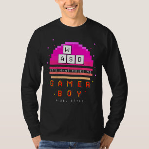 Kinder Wasd Het is wat me beweegt Computer Videosp T-shirt
