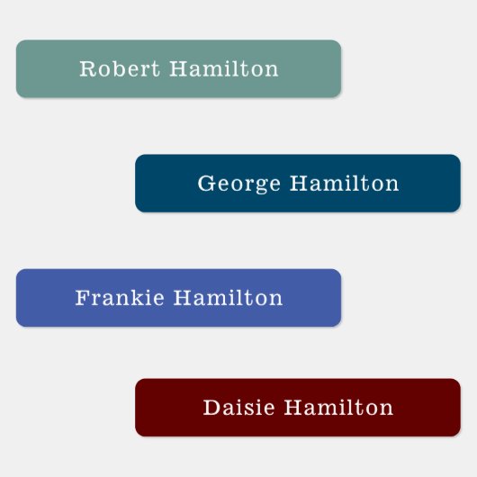 Kinder waterdichte naam labels (Groep)