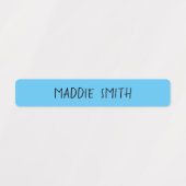 Kinder waterdichte naam labels (Design 1)