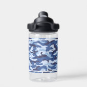 Kinder waterfles camo print (Achterkant)