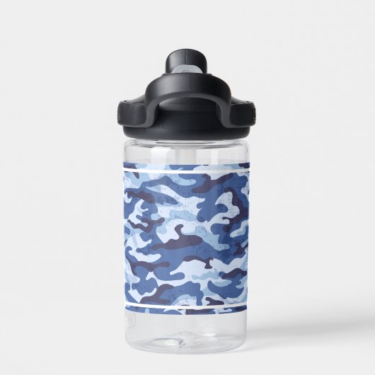 Kinder waterfles camo print (Achterkant)