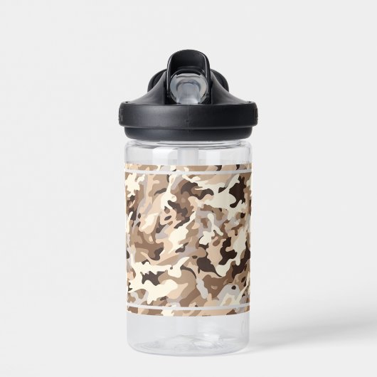 Kinder waterfles camo print (Voorkant)