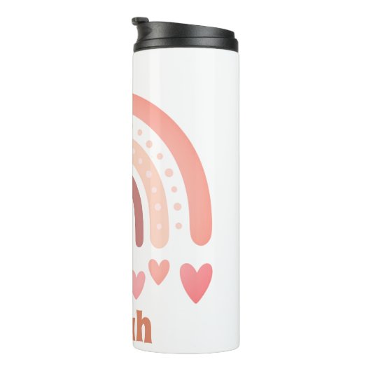 Kinder waterfles gepersonaliseerd thermosbeker (Geroteerd rechts)