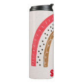 Kinder waterfles gepersonaliseerd thermosbeker (Gedraaid links)