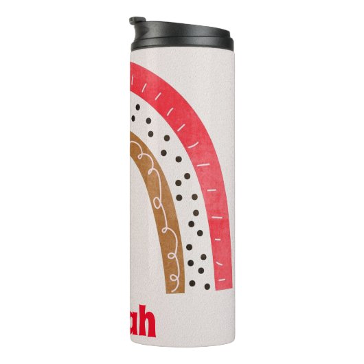 Kinder waterfles gepersonaliseerd thermosbeker (Geroteerd rechts)