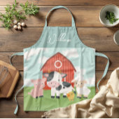 Kinder Waterverf Boerderij Dieren Schattigee Boerd Schort