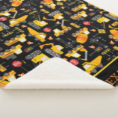 Kinder Waterverf Bouwvoertuigen op maat Sherpa Deken (3/4)