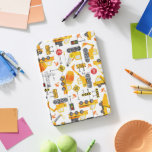 Kinder Waterverf constructievoertuigen iPad Pro Cover<br><div class="desc">Kinder Waterverf constructievoertuigen Patroondeklaag</div>