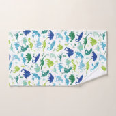 Kinder Waterverf Dinosaur Silhouette Pattern Boys Bad Handdoek (Handdoek)