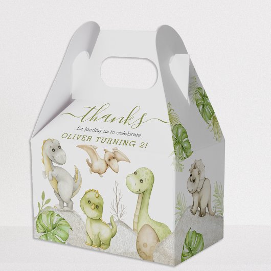 Kinder Waterverf Dinosaurus Verjaardagsfeest Bedankdoosjes