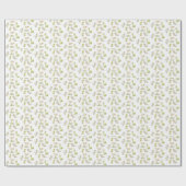 Kinder Waterverf Dinosaurus Verjaardagsfeest Cadeaupapier (Vlak)