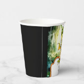 Kinder Waterverf Dragon Verjaardag Papieren Bekers (Rechts)